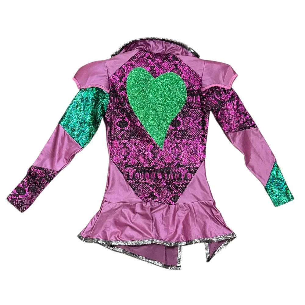 A Wish Come True Mal Descendants Costume Purple Green IMC Dance